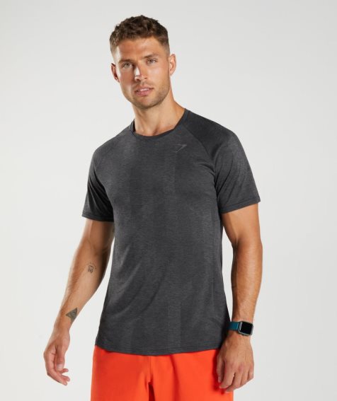 Men's Gymshark Apex T-Shirts Black | CA A0DN75